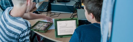 Elever med Ipad